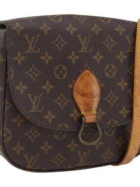 LOUIS VUITTON Monogram Saint Cloud GM Shoulder Bag M51242 LV Auth LNZ234